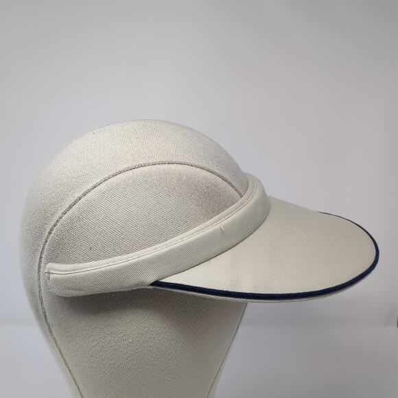 Ha Golf Sun Visor Cap Beige One Size Lightweight Outdoor Blank Cotton - Picture 5 of 9